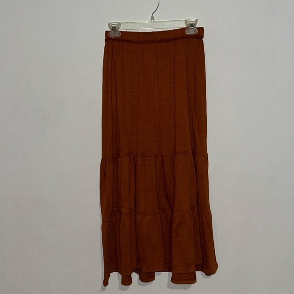 Max Studio Maxi Tiered Skirt - Picture 1 of 4